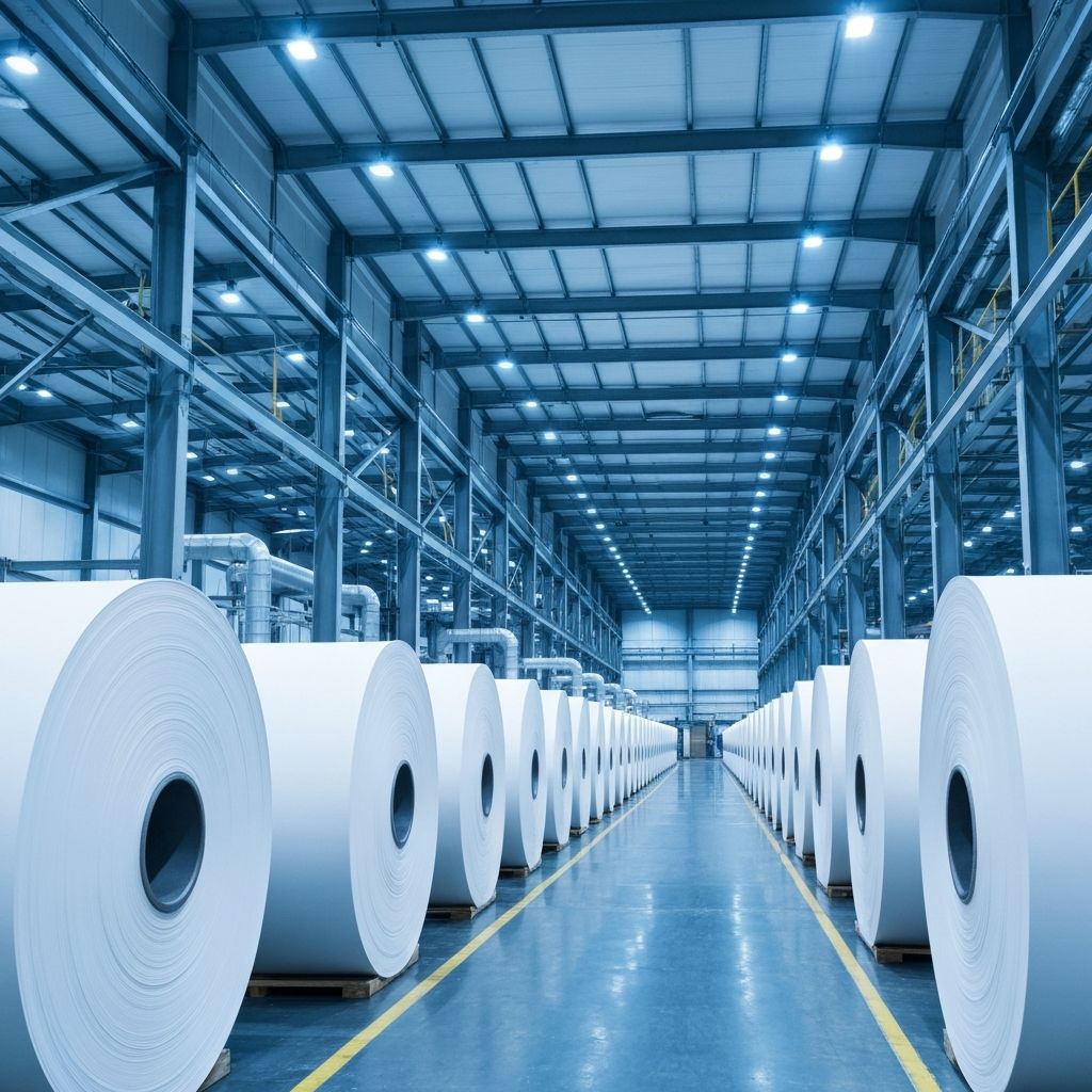 Rollos de papel industrial